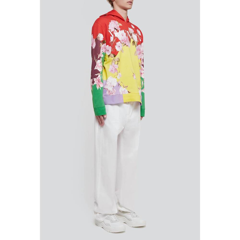 NEW VALENTINO flying flowers hoodie in multi - Picture 2 of 4